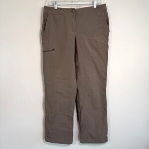 LL Bean Comfort Trail Hiking Pants Lightweight Moisture Wicking Pants Women 10